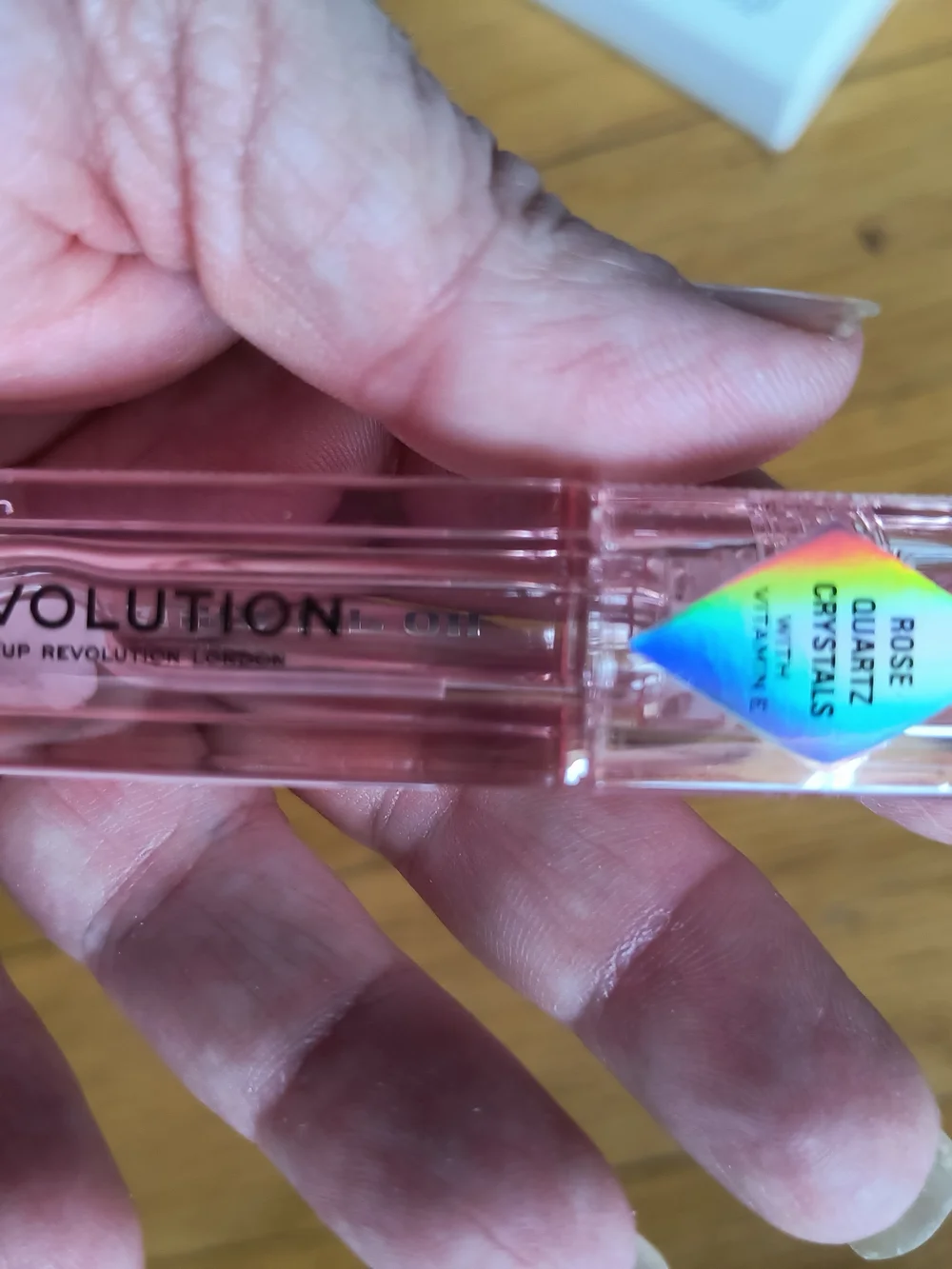 30 Piece Revolution Crystal Aura Lip Oil - Rose Quartz Casepacks